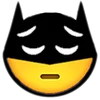 Эмодзи Batman Emoji 😔