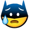 Эмодзи Batman Emoji 😰