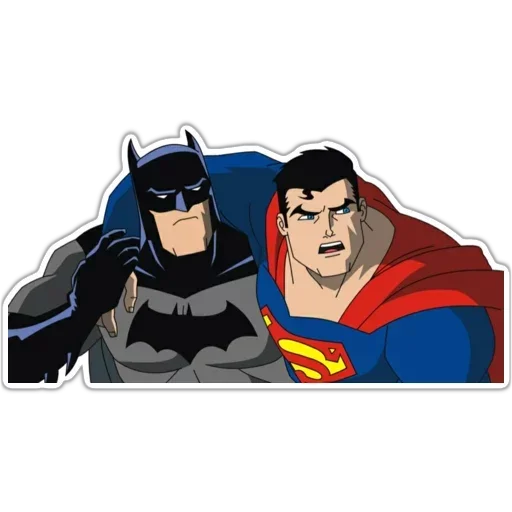Telegram Sticker «Batman and Joker» 🤞