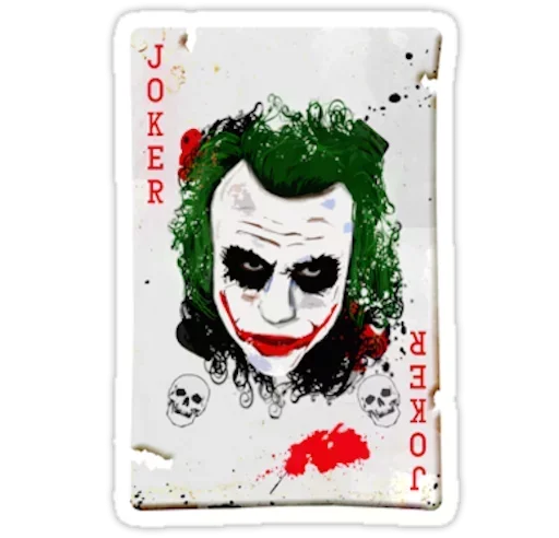 Batman and Joker sticker 🤜