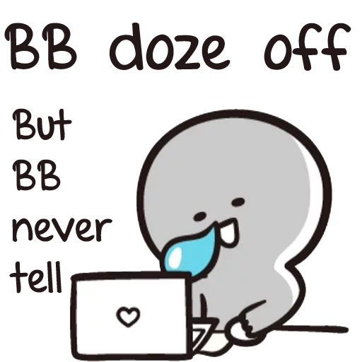 BbyNeverTell-ENG sticker 😴