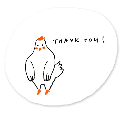Telegram Sticker «Be chicken» 🙏