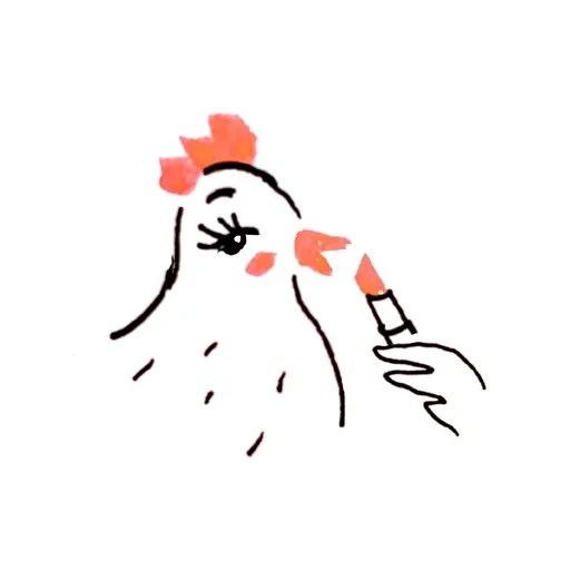 Telegram Sticker «Be chicken» 🐔