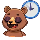 Boris the Bear emoji 😌