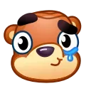 Эмодзи Bear Emoji 🥲
