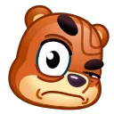 Эмодзи Bear Emoji 🤨