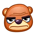 Эмодзи Bear Emoji 😠