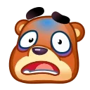 Емодзі Bear Emoji 😨