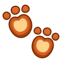 Эмодзи Bear Emoji 👣