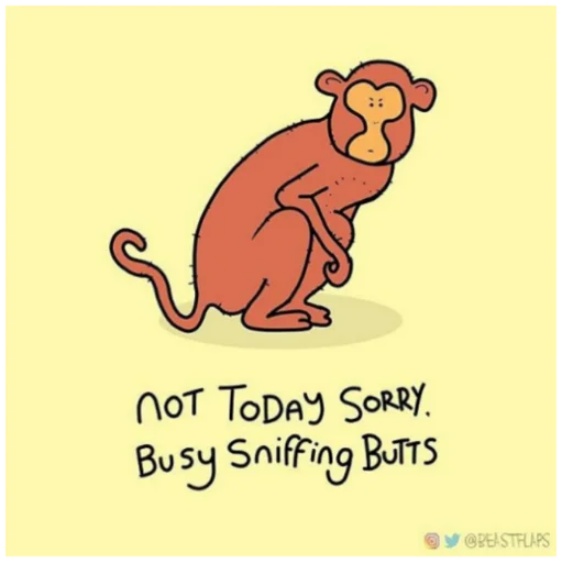 Grumpy Animals sticker 🐵