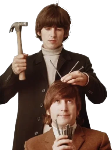 Telegram stiker «Beatles i Love You» ☺️