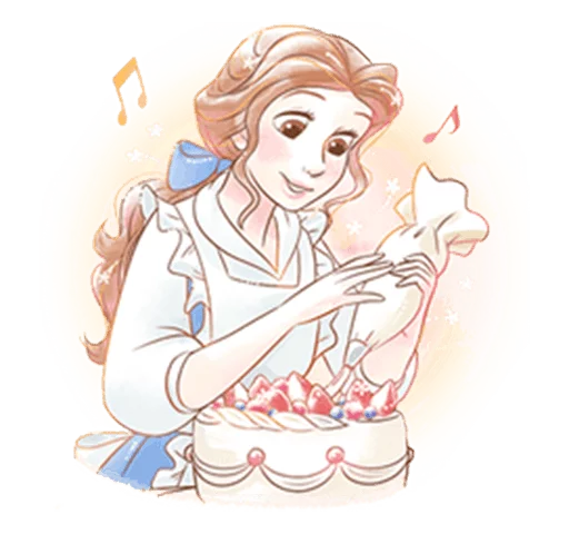 Beauty and the Beast (Romantic) stiker 🍰