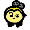 Telegram emoji «Пчелка ЖУ ЖУ» 🤨