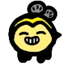 Telegram emoji «Пчелка ЖУ ЖУ» 😸