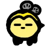 Telegram emoji «Пчелка ЖУ ЖУ» 😑