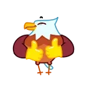 Beefy Eagle emoji 👍