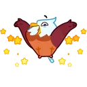 Beefy Eagle emoji 👋