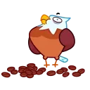 Beefy Eagle emoji 🥱