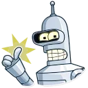 Bender sticker 👍