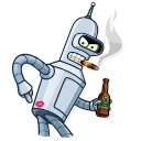 Bender sticker 💋