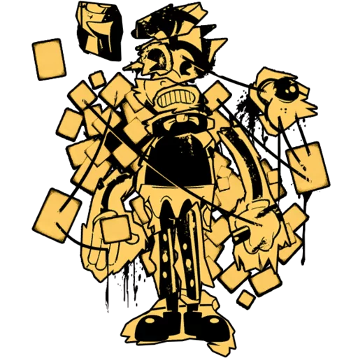 Bendy and the Ink Machine stiker 😩