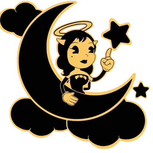 Bendy and the Ink Machine stiker 🌙