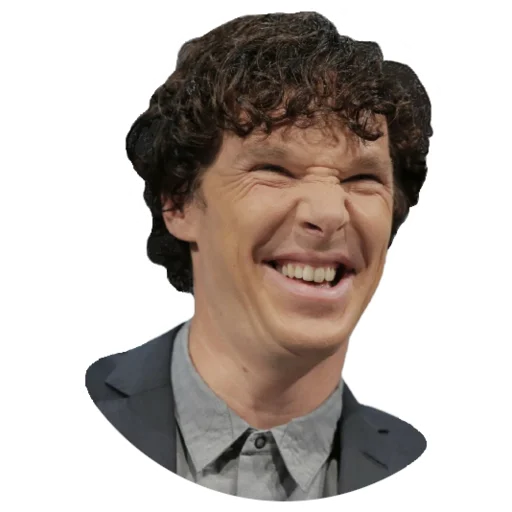Telegram Sticker «Benedict Cumberbatch» 😁
