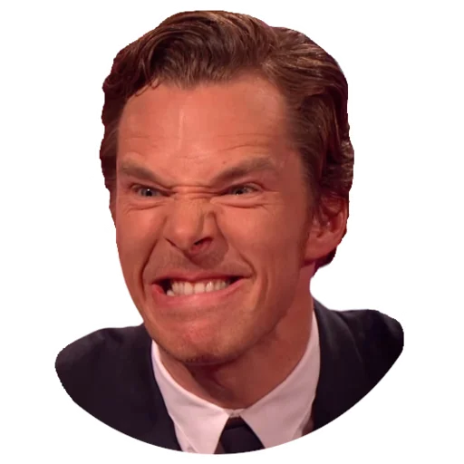Telegram Sticker «Benedict Cumberbatch» 🥴