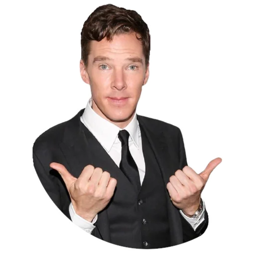 Telegram stiker «Benedict Cumberbatch » ❤️