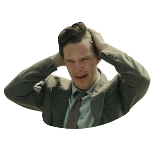 Telegram Sticker «Benedict Cumberbatch» 🤦‍♂️
