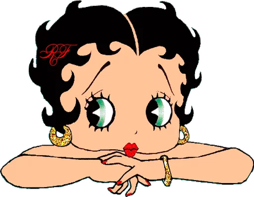 Эмодзи 💃🏻 Betty Boop 💃🏻 👀