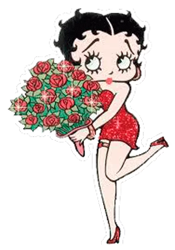 💃🏻 Betty Boop 💃🏻 stiker 🌹