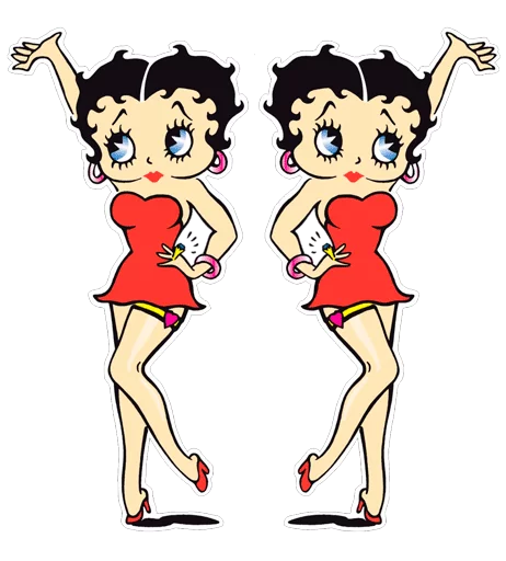 💃🏻 Betty Boop 💃🏻 stiker 👯