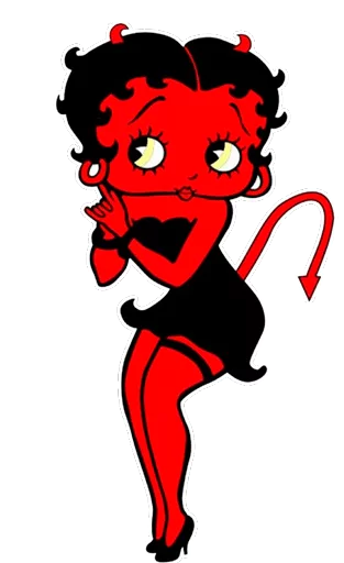 💃🏻 Betty Boop 💃🏻 emoji 😈