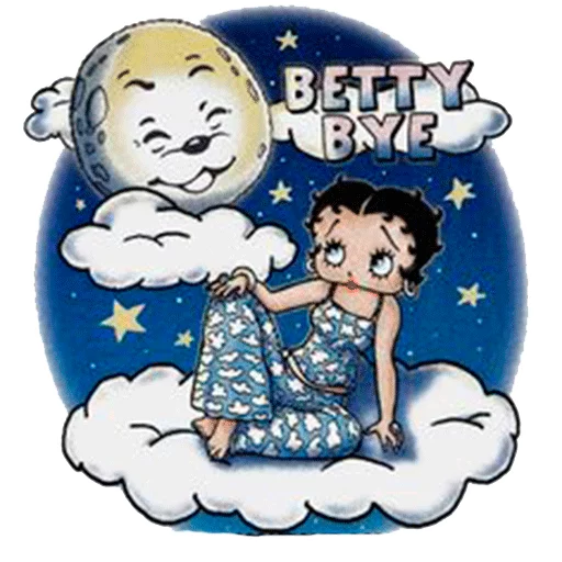 Telegram stiker «💃🏻 Betty Boop 💃🏻» 😴