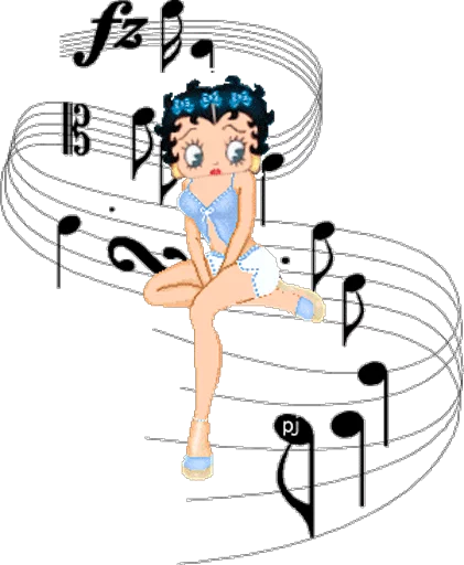 💃🏻 Betty Boop 💃🏻 emoji 🎵