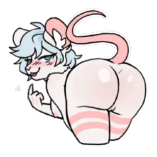 Bevel the mouse-mojis sticker 🍑