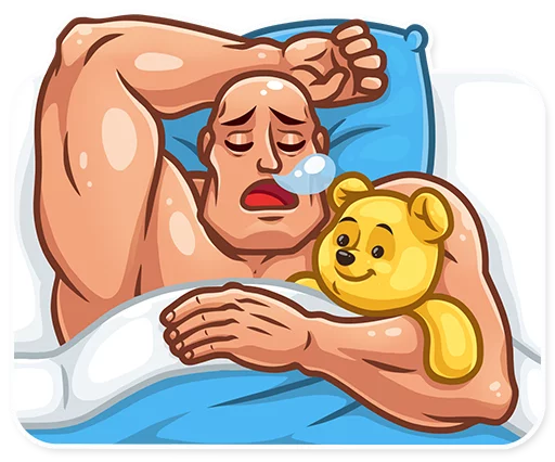 Bodybuilder emoji 😪