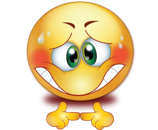 Bigeyes FACEs emoji 😣