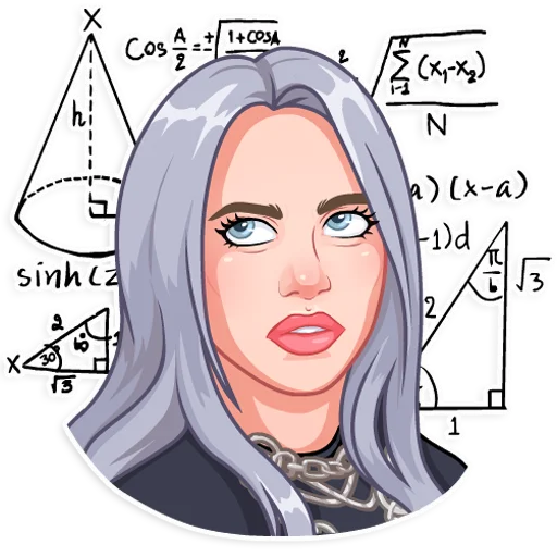 Billie Eilish emoji 