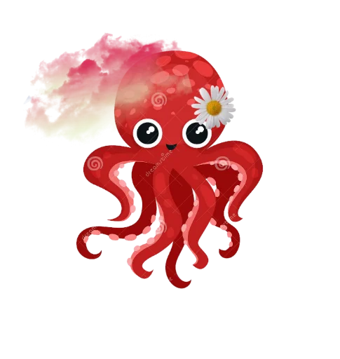 Octopus/pulpo  stiker 💗