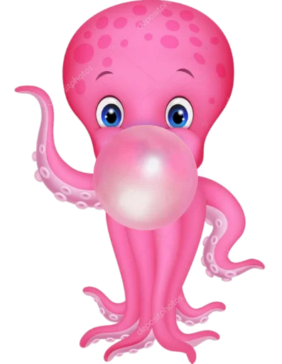 Эмодзи Octopus/pulpo 💜