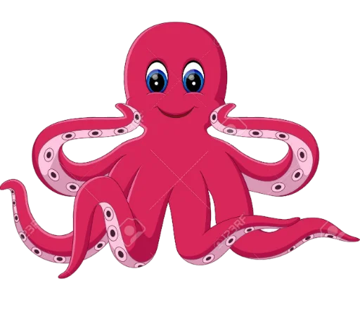 Telegram stiker «Octopus/pulpo» 💛