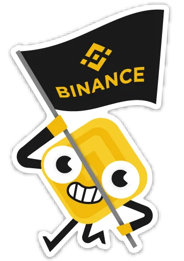 Telegram stiker «Binance» 💪