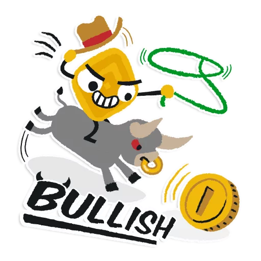 Telegram stiker «Binance» 🐂