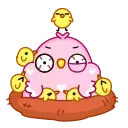 Cute bird emoji 🙄