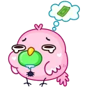 Cute bird emoji 😓