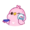 Cute bird emoji 🤭