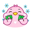 Cute bird emoji 👌