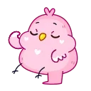 Cute bird emoji 💪